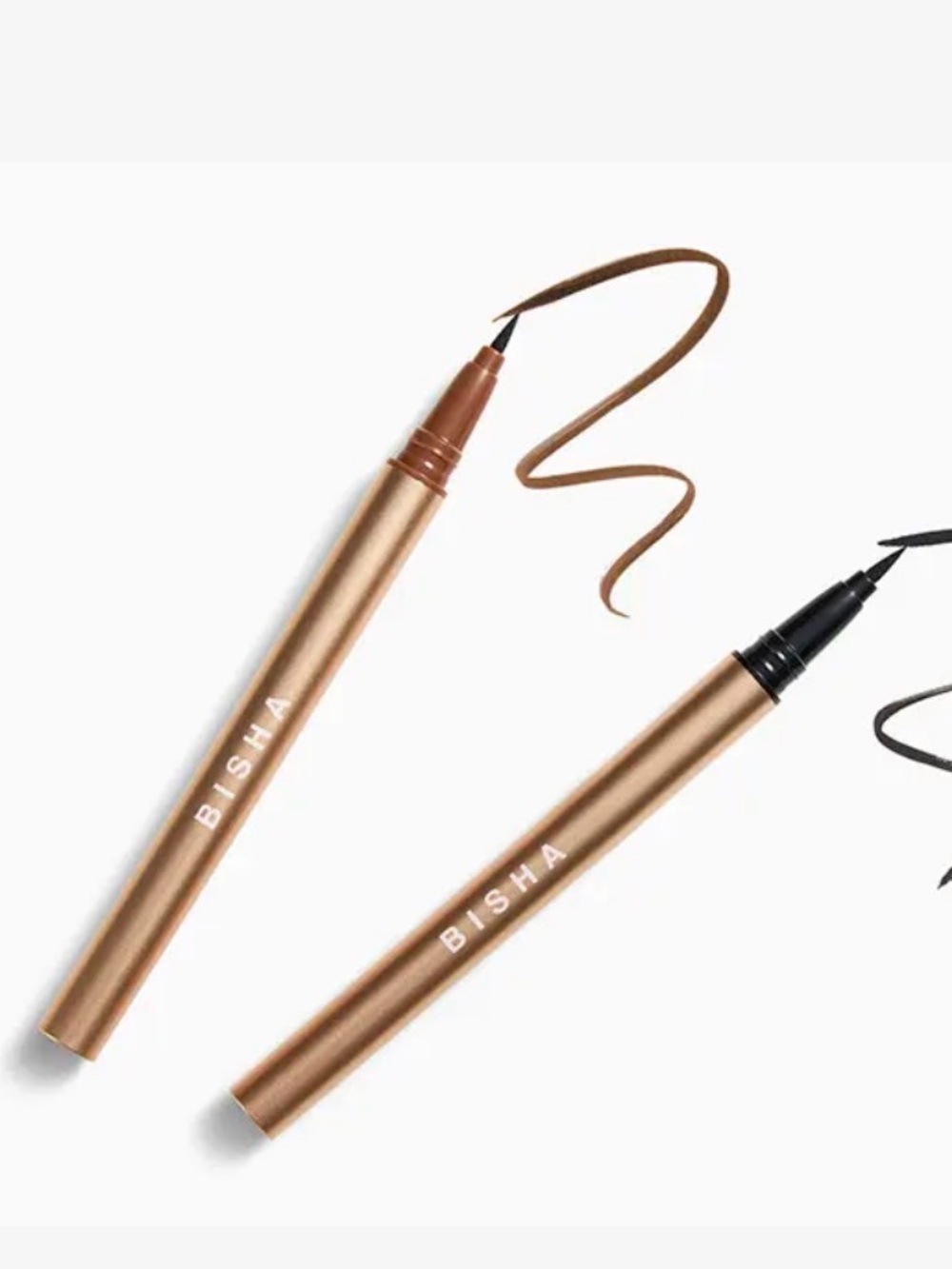 New Bisha Essential Eyeliner Duo Set Essential Black and Brown Eye Liner